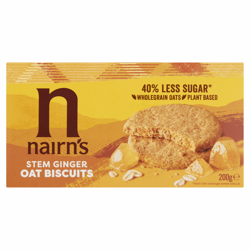 Nairn S Stem Ginger Oat Biscuits G By British Store Online