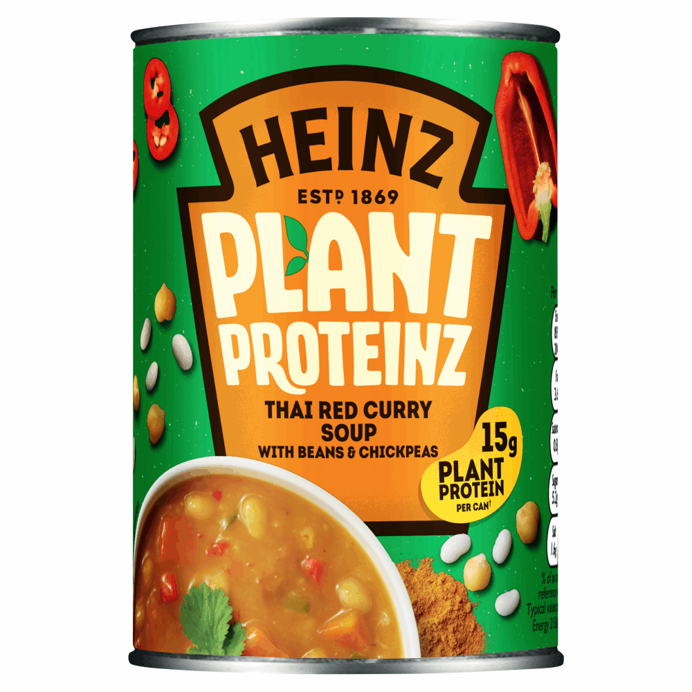 Heinz Plant Proteinz Coconut Curry Soup 400g By British Store Online