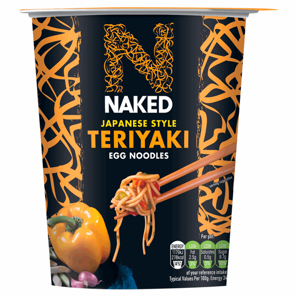 Naked Noodle Pot Teriyaki G By British Store Online