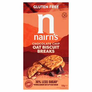 Nairn's Chocolate Chip Oat Biscuit Breaks 160g Image