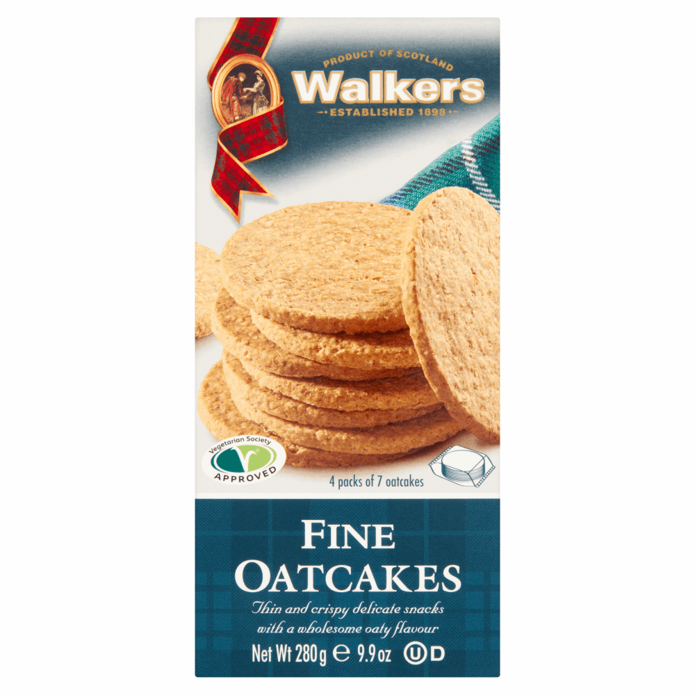 Walkers Fine Oatcakes 280g by British Store Online