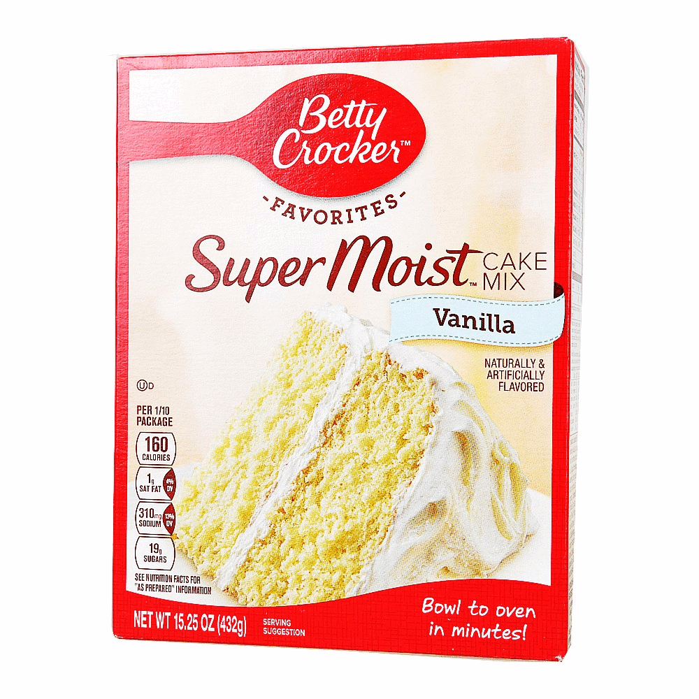 Betty Crocker Vanilla Cake Supermoist 432g by British Store Online