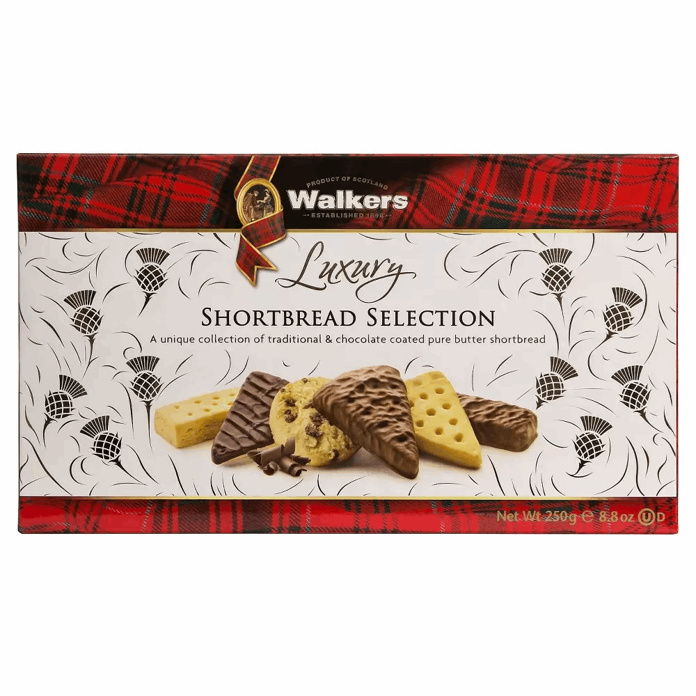 Walkers Luxury Shortbread Selection 250g by British Store Online