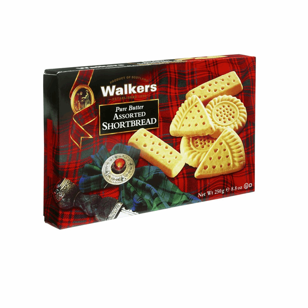 Walkers Shortbread Assorted 250g by British Store Online