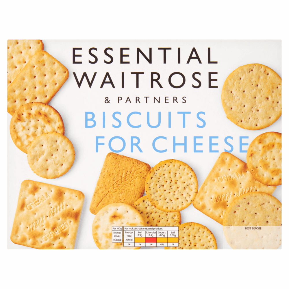 Essential Waitrose Biscuits for Cheese 300g by British Store Online