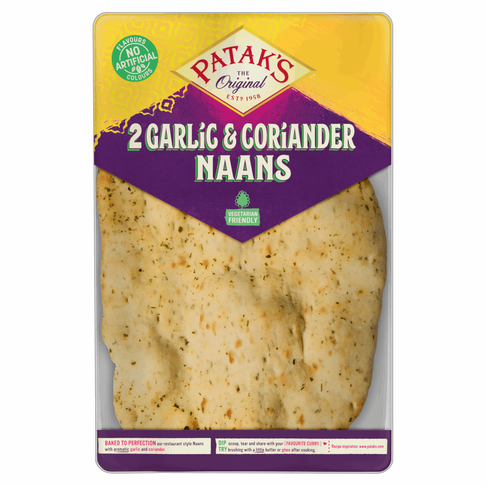 pataks-naan-bread-garlic-coriander-280g-by-british-store-online