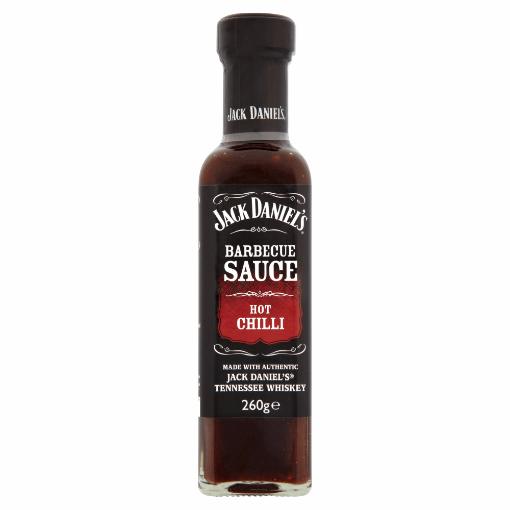 Jack Daniel's Barbecue Sauce Hot Chilli 260g by British Store Online