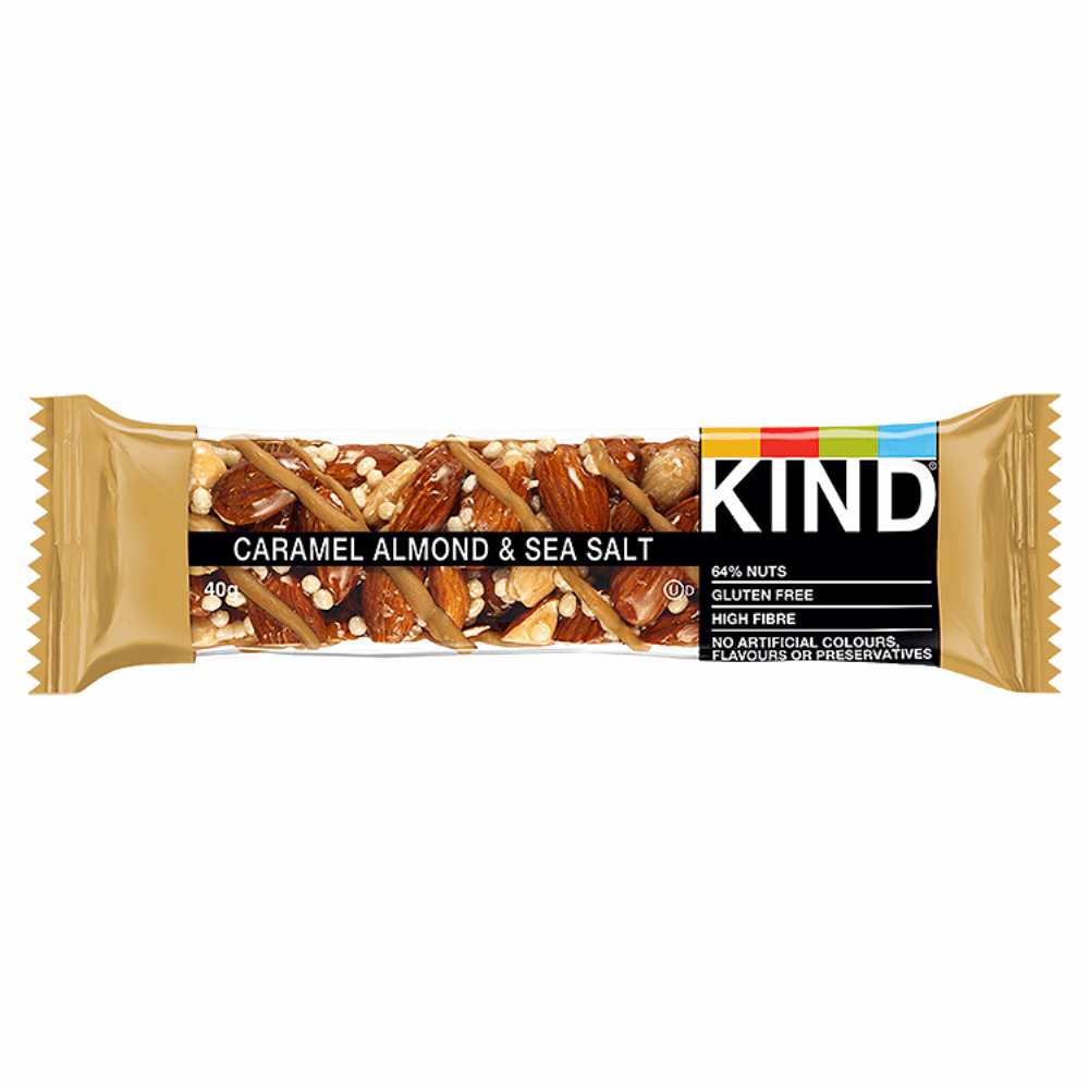 Kind Caramel Almond & Sea Salt 40g by British Store Online