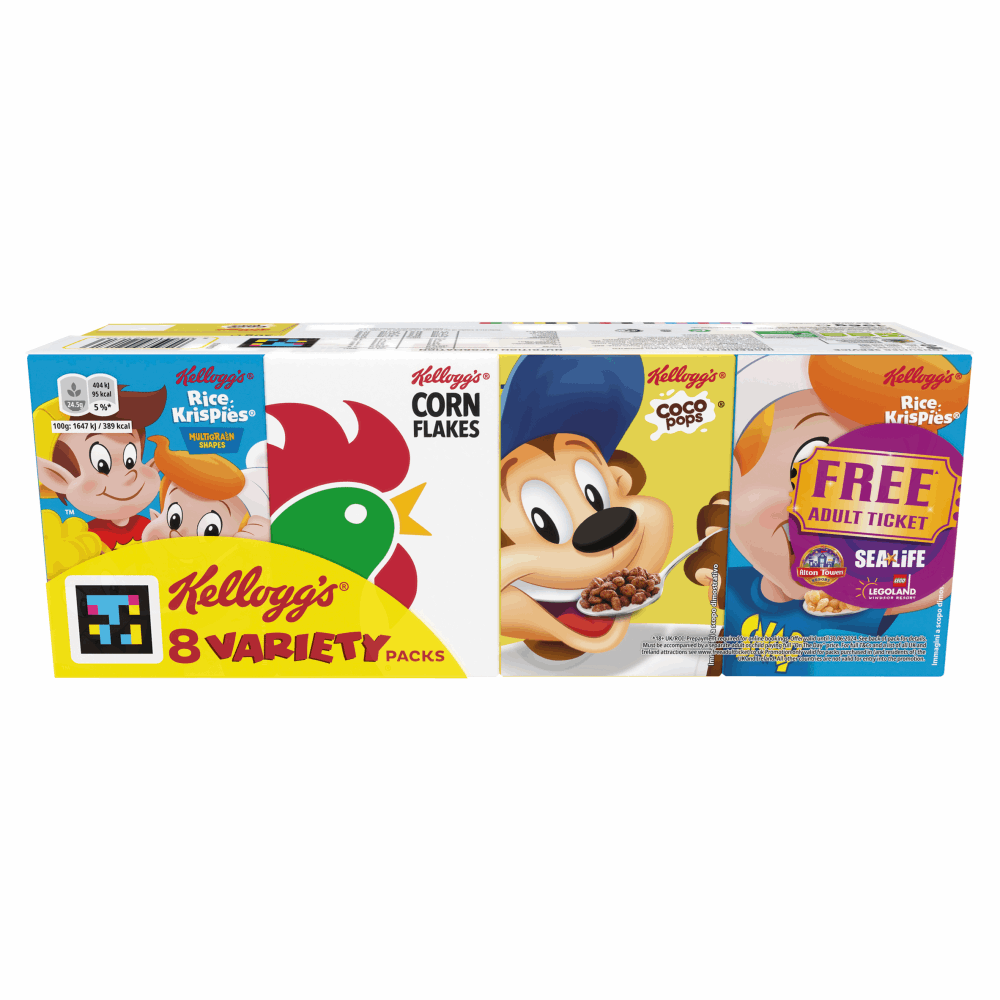 Kelloggs Variety Pack 8 Pack By British Store Online