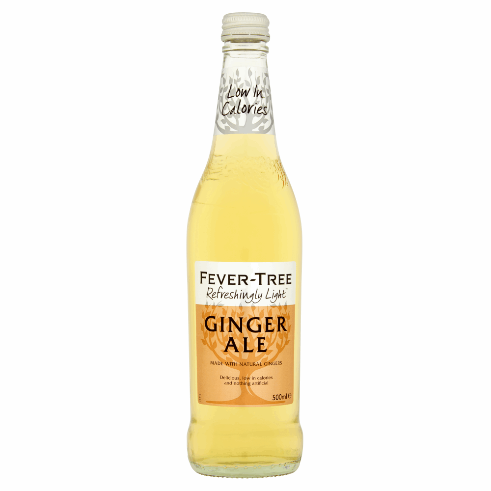 FeverTree Refreshingly Light Ginger Ale 500ml by British Store Online