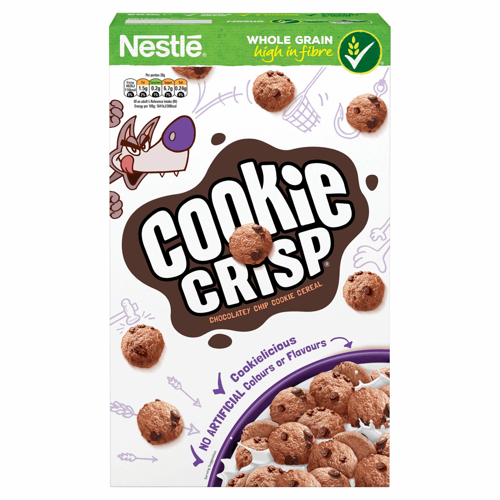 Cookie Crisp Chocolatey Chip Cookie Cereal 500g by British Store Online