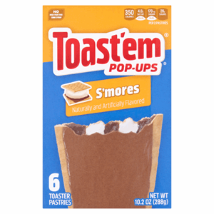 Toast'em Pop-Ups 6 S'mores Toaster Pastries 288g Image