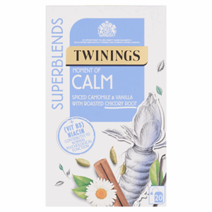 Twinings Superblends Moment of Calm Spiced Camomile & Vanilla 20 Tea Bags 30g Image