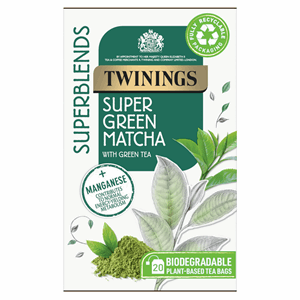 Twinings Superblends Super Green Matcha 20 Tea Bags 40g Image