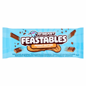 Feastables Mr Beast Milk Chocolate with Peanut Butter 60g Image