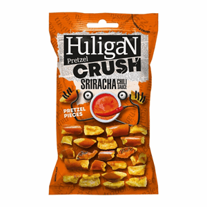 Huligan Pretzel Crush Sriracha Sauce Pretzel Pieces 65g Image