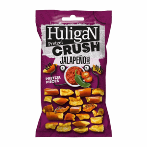 Huligan Pretzel Crush Jalapeno Pretzel Pieces 65g Image