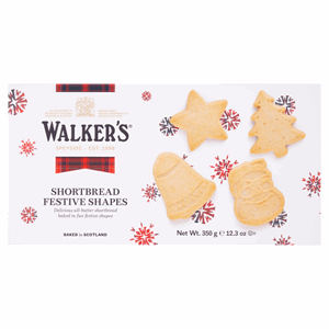 Walkers Shortbread Festive Shapes 350g Image