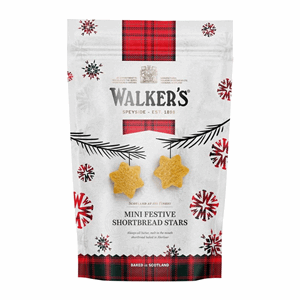 Walkers Mini Festive Shortbread Stars 125g Image