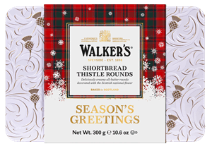 Walkers Seasons Greetings Shortbread Tin 300g Image