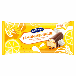 McVitie's Lemon Meringue Lemon Flavoured Cake Bars 5pack Image