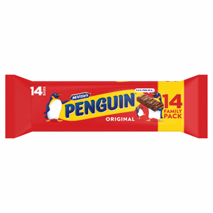 McVitie's Penguin Milk Chocolate Biscuit Bar 14 x 24.6g, 344g Image