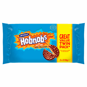 Mcvites Milk Chocolate Hobnob Twin 2x318g Image