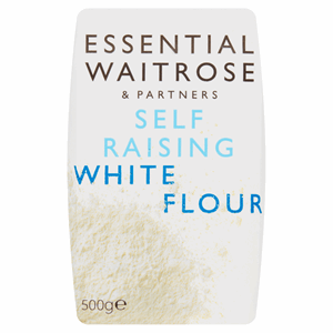 Essential Waitrose Self Raising White Flour 500g Image