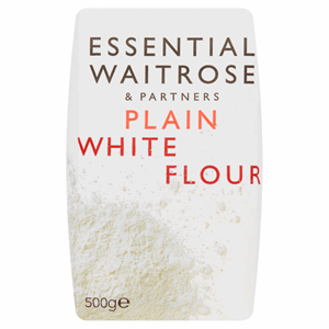 Essential Waitrose Plain White Flour 500g Image