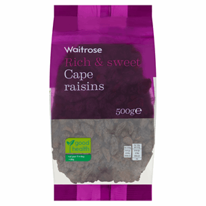 Waitrose Cape Raisins 500g Image