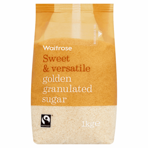 Waitrose Fairtrade Golden Granulated Sugar 1kg Image