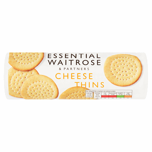 Essential Waitrose Cheese Thins 150g Image