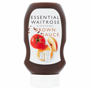 Essential Waitrose Squeezy Brown Sauce 470g Image