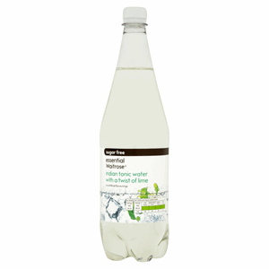 Essential Waitrose Indian Tonic Water with a Twist of Lime Sugar Free 1ltr Image