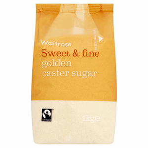 Waitrose Fairtrade Golden Caster Sugar 1kg Image