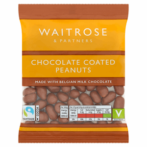 Waitrose Chocolate Coated Peanuts 135g Image