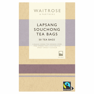 Waitrose Fairtrade Lapsang Souchong 50 Tea Bags 125g Image