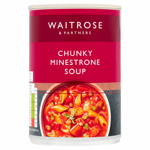 Waitrose Chunky Minestrone Soup 400g Image