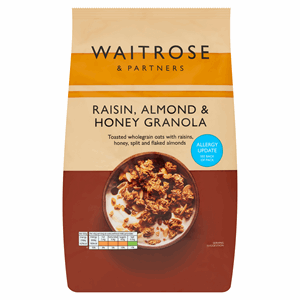 Waitrose Raisin Almond & Honey Granola 1kg Image