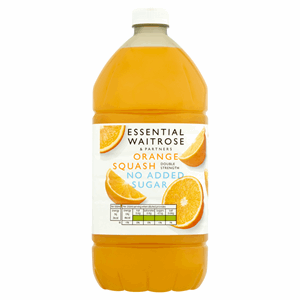 Essential Waitrose Orange Double Strength Squash No Added Sugar 1.5ltr Image