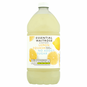 Essential Waitrose Lemon Double Strength Squash No Added Sugar 1.5ltr Image