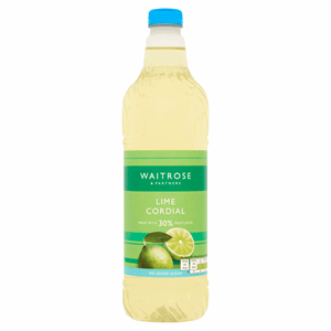 Waitrose Lime Juice Cordial No Added Sugar 1ltr Image