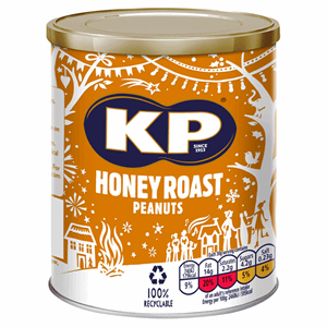 KP Honey Roasted Peanuts Caddy 375g Image