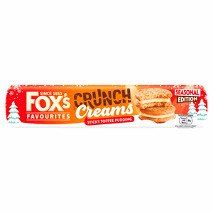 Fox's Favourites Seasonal Edition Crunch Creams Sticky Toffee Pudding 200g Image