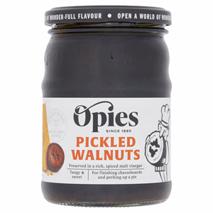 Opies Pickled Walnuts In Malt Vinegar 390g Image