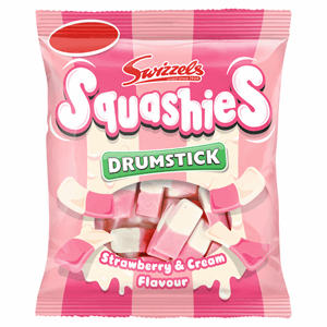 Swizzels Squashies Strawberry/Crm 120g Image