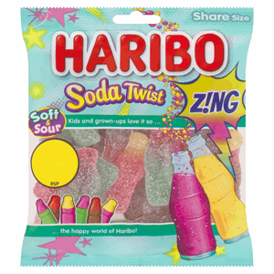 Haribo Soda Twist Zing 160g Image