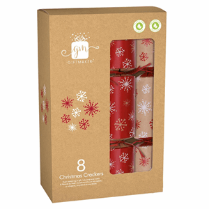 Christmas Crackers Kraft Snowflakes 8 x 12