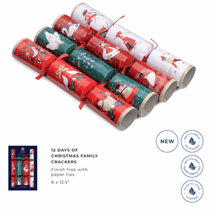 Christmas Crackers 12 Days Of Christmas 8 x 12.5