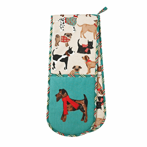 Ulster Weavers Double Oven Glove - Hound Dog Image